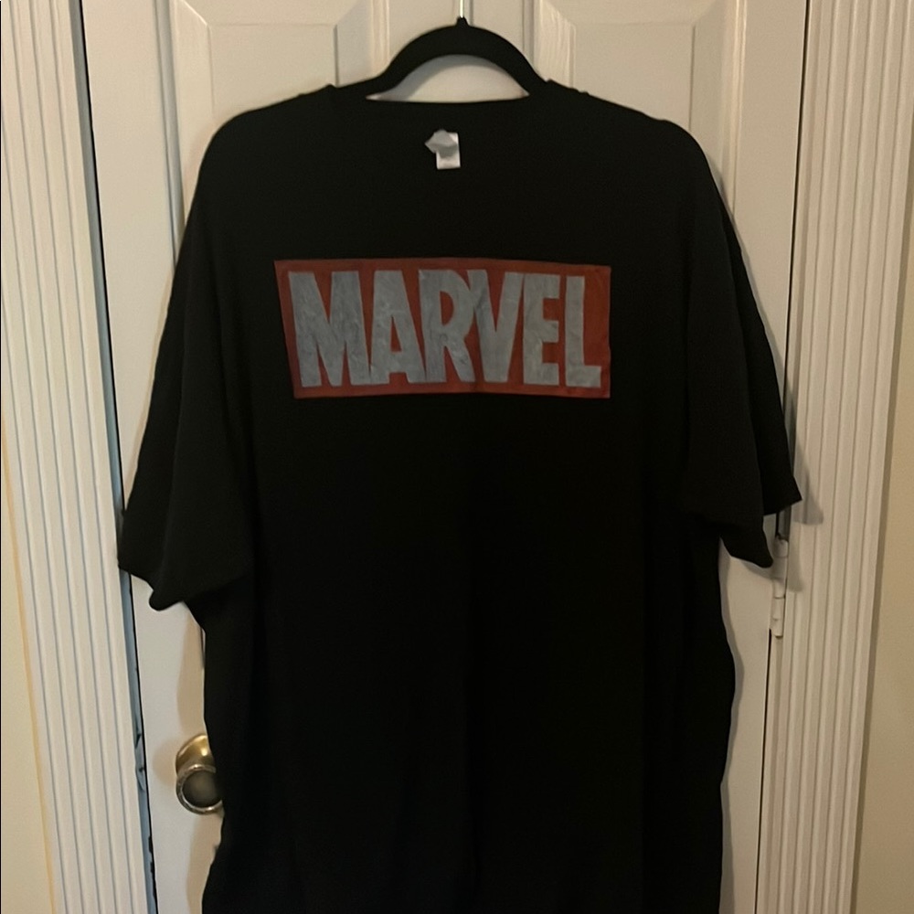 Marvel Black and Red Short Sleeve Tee